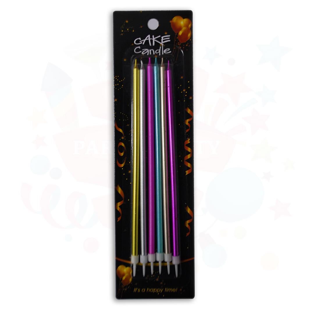 MUM  0,6 CM X 19CM  KARTELALI 6 LI KARIŞIK