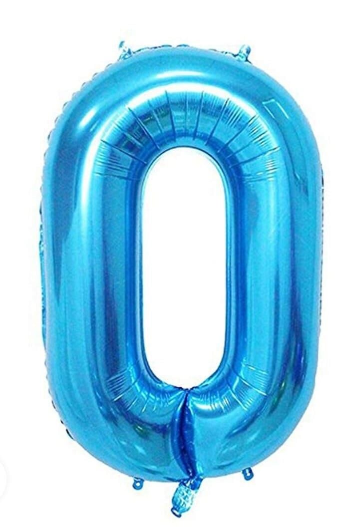 BALON FOLYO 40'' RAKAM MAVİ 0 GRABO