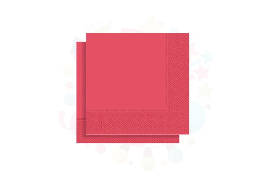 PEÇETE DÜZ RENK 20 Lİ KIRMIZI