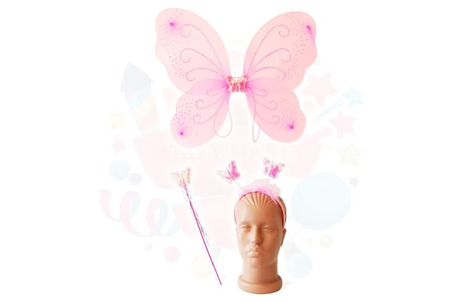 KANAT TAKIM KELEBEK PEMBE (Kanat-Taç-Asa)