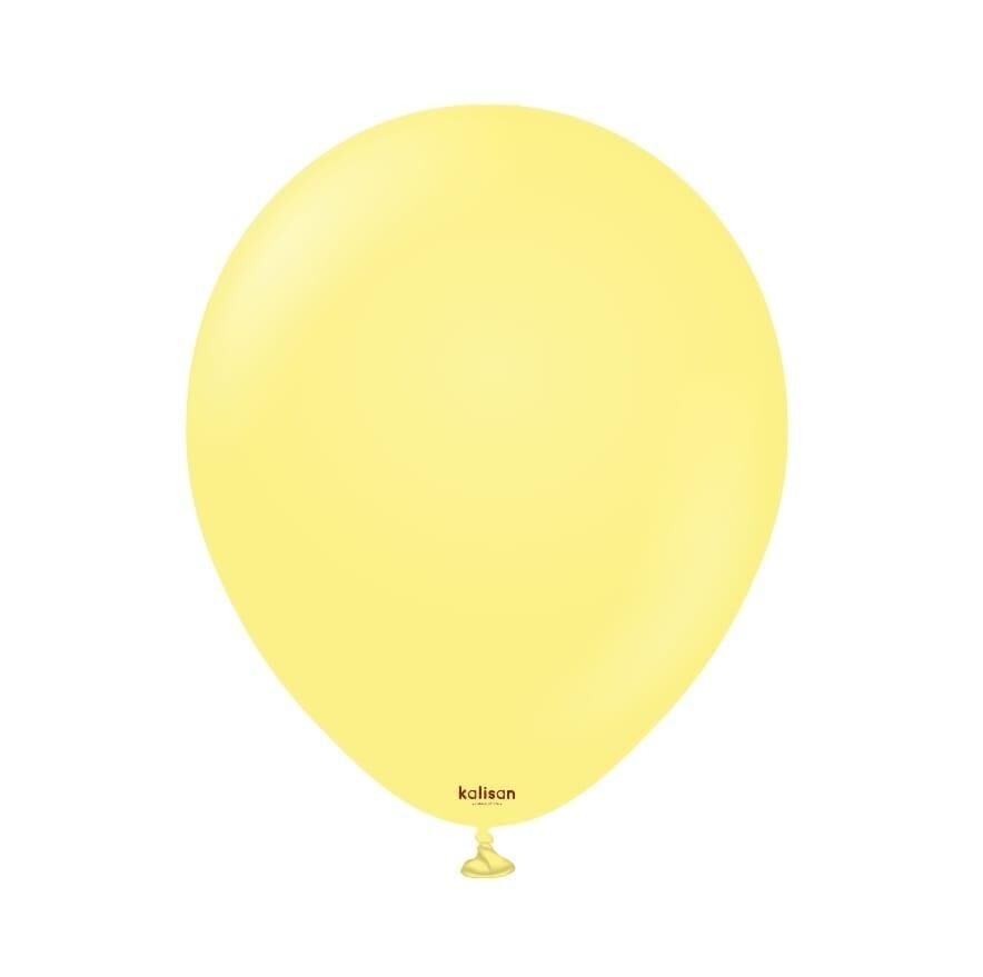 BALON 18'' MAKARON YELLOW  25 Lİ  KALİSAN