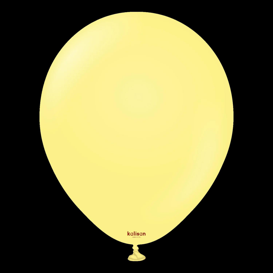 BALON 18'' MAKARON YELLOW  25 Lİ  KALİSAN