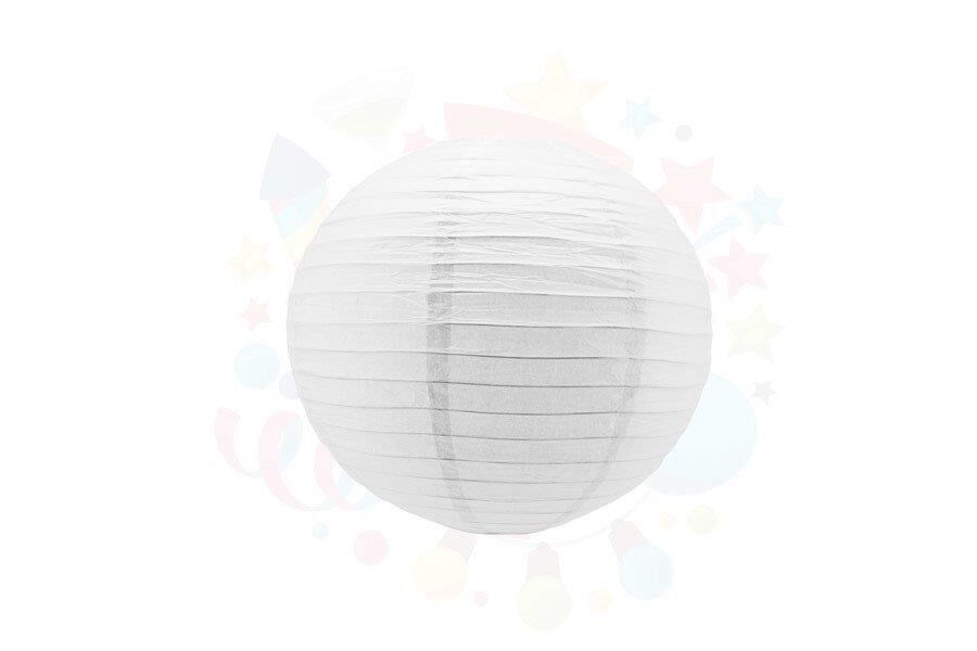 ÇİN FENERİ 30CM DÜZ RENK BEYAZ