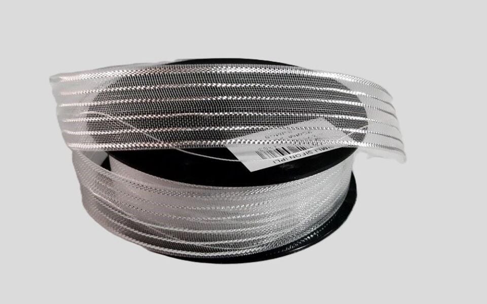 GÜLBANT 2,50cm.20mt.GÜMÜŞ