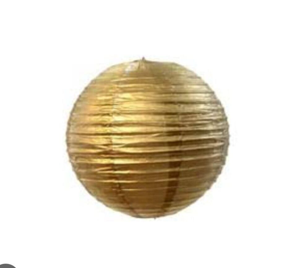 ÇİN FENERİ 30CM DÜZ RENK GOLD