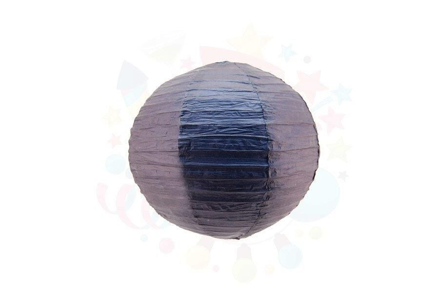 ÇİN FENERİ 30CM DÜZ RENK SİYAH