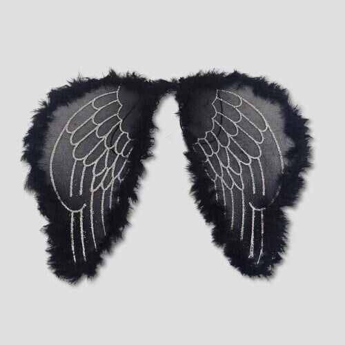 KANAT MELEK 42 CM SİYAH