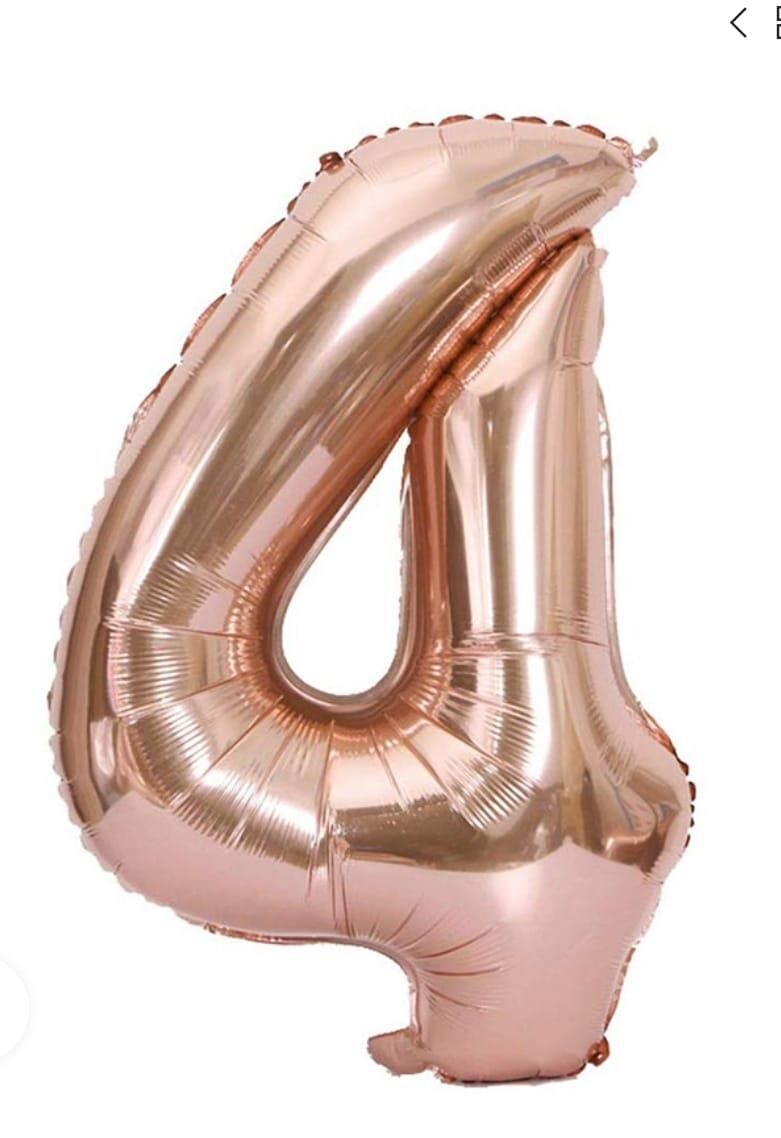 BALON FOLYO 40'' RAKAM ROSEGOLD 4