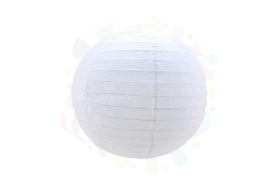 ÇİN FENERİ 40CM DÜZ RENK BEYAZ