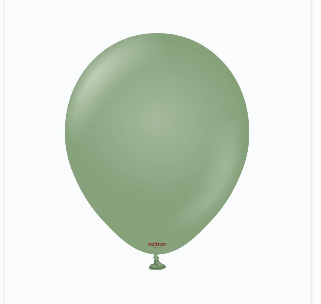 BALON 12'' RETRO EUCALYPTUS 100'LÜ KALİSAN