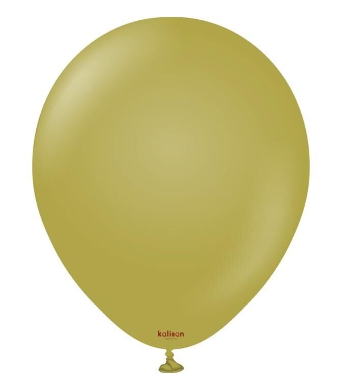 BALON 12'' RETRO OLİVE (ZEYTİN) 100'LÜ KALİSAN