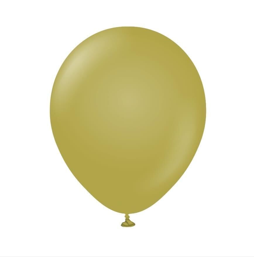 BALON 12'' RETRO OLİVE (ZEYTİN) 100'LÜ KALİSAN