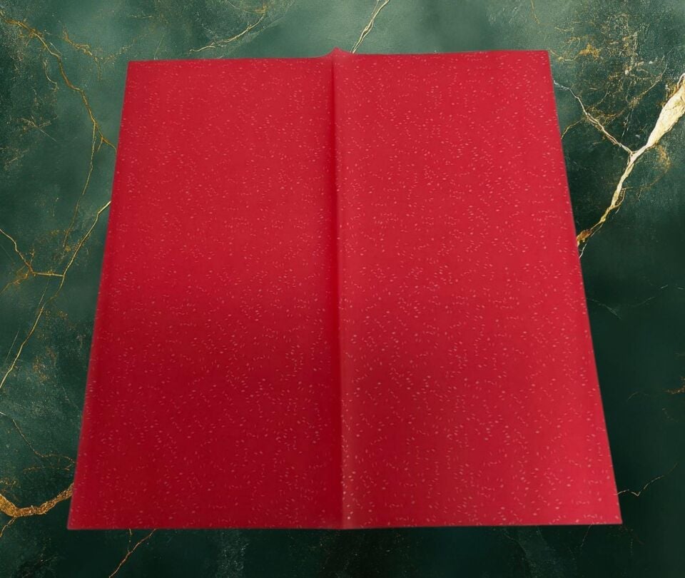 BUKETLİK PP GÜMÜŞ SERPANTİNLİ KIRMIZI 58*58 20 Lİ