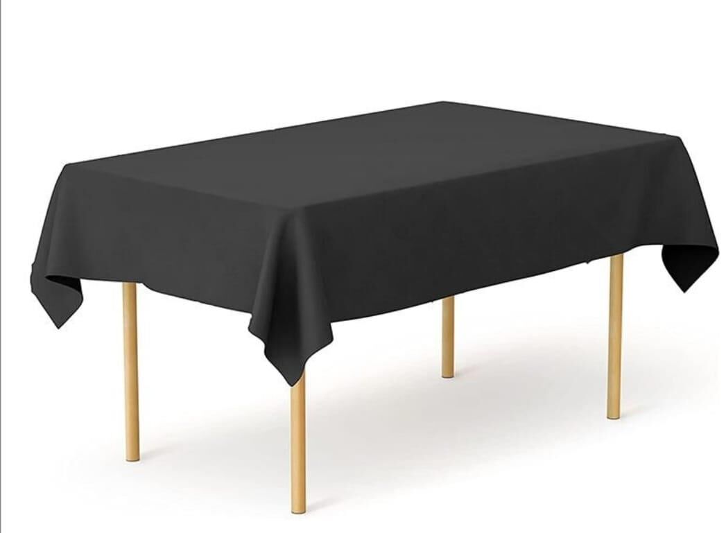 MASA ÖRTÜSÜ RENKLİ 137*274 NEDİ SİYAH
