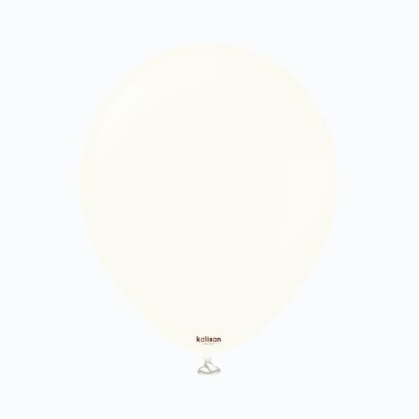 BALON 12'' RETRO WHİTE(BEYAZ) 100'LÜ KALİSAN