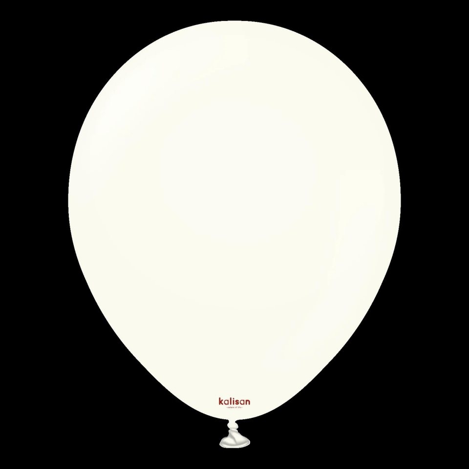 BALON 12'' RETRO WHİTE(BEYAZ) 100'LÜ KALİSAN
