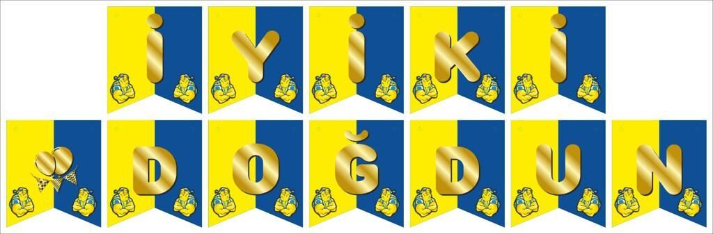 OYNAR YAZI KIRLANGIÇ SARI LACİVERT