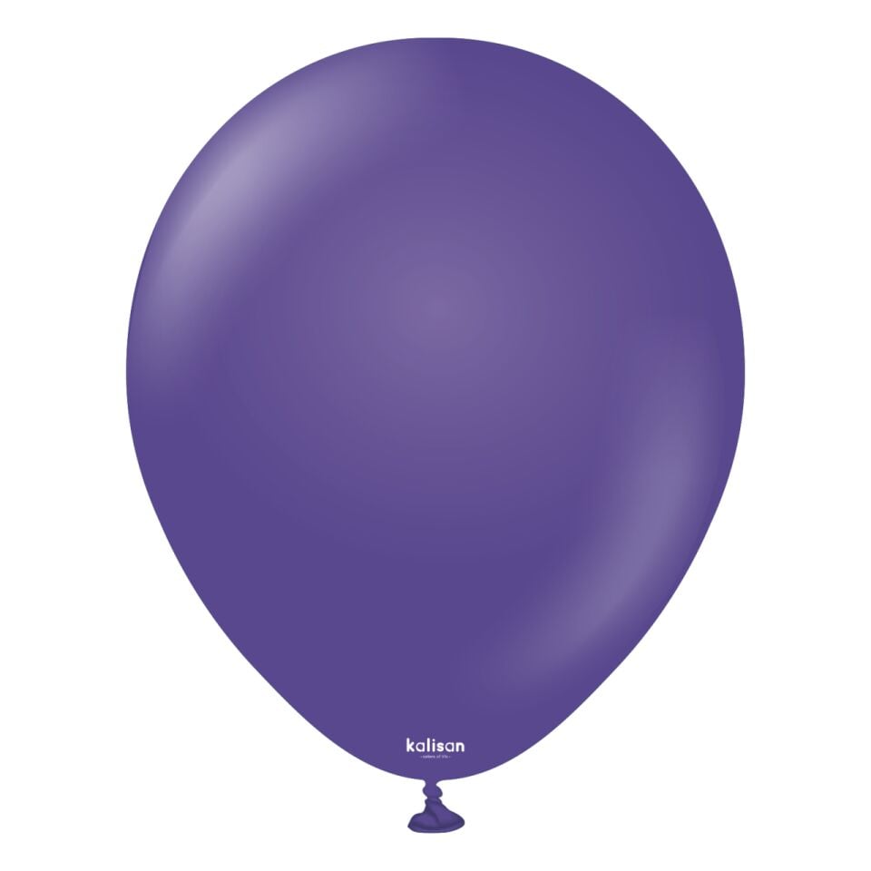 BALON 12'' DÜZ RENK VİOLET(MOR ) 100'LÜ KALİSAN