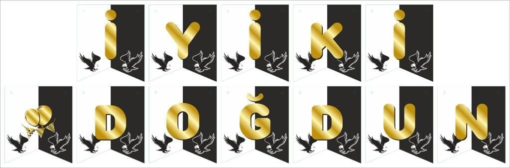 OYNAR YAZI KIRLANGIÇ SİYAH BEYAZ