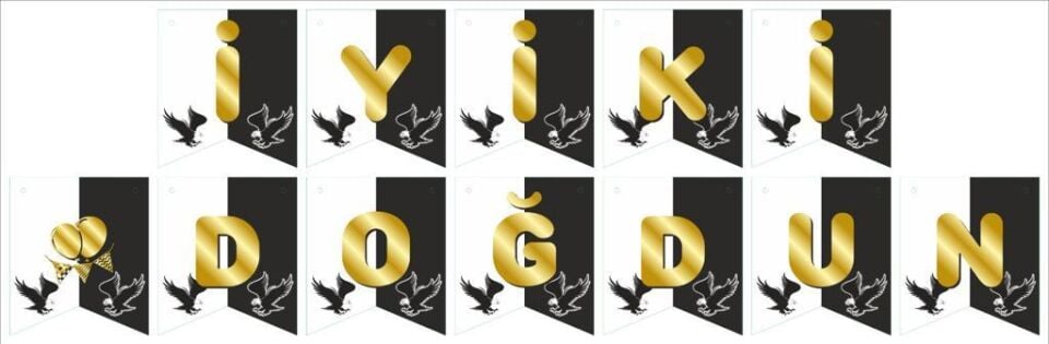 OYNAR YAZI KIRLANGIÇ SİYAH BEYAZ