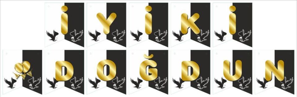 OYNAR YAZI KIRLANGIÇ SİYAH BEYAZ