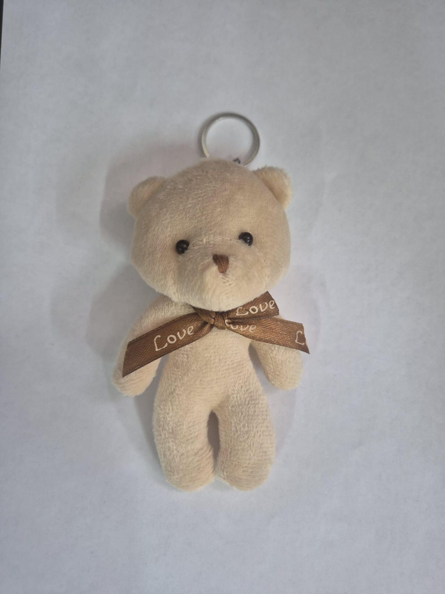 ANAHTARLIK PELUŞ AYICIK 12 Lİ KAHVE