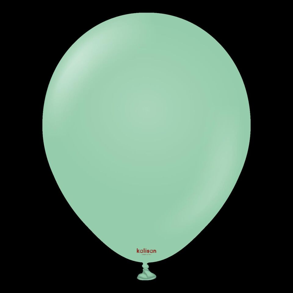BALON 12'' DÜZ RENK MİNT GREEN 100'LÜ KALİSAN