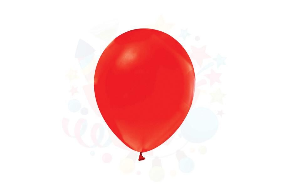 BALON DÜZ RENK KIRMIZI 100'LÜ