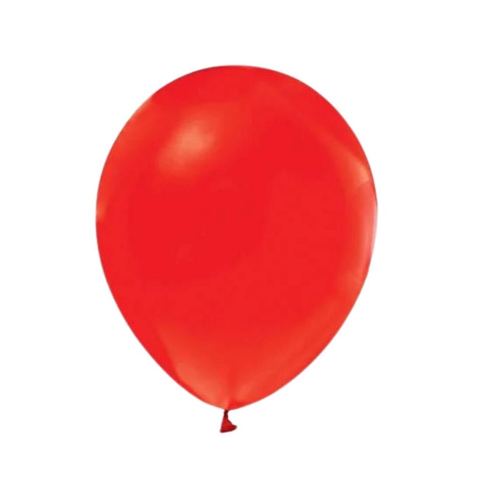 BALON DÜZ RENK KIRMIZI 100'LÜ