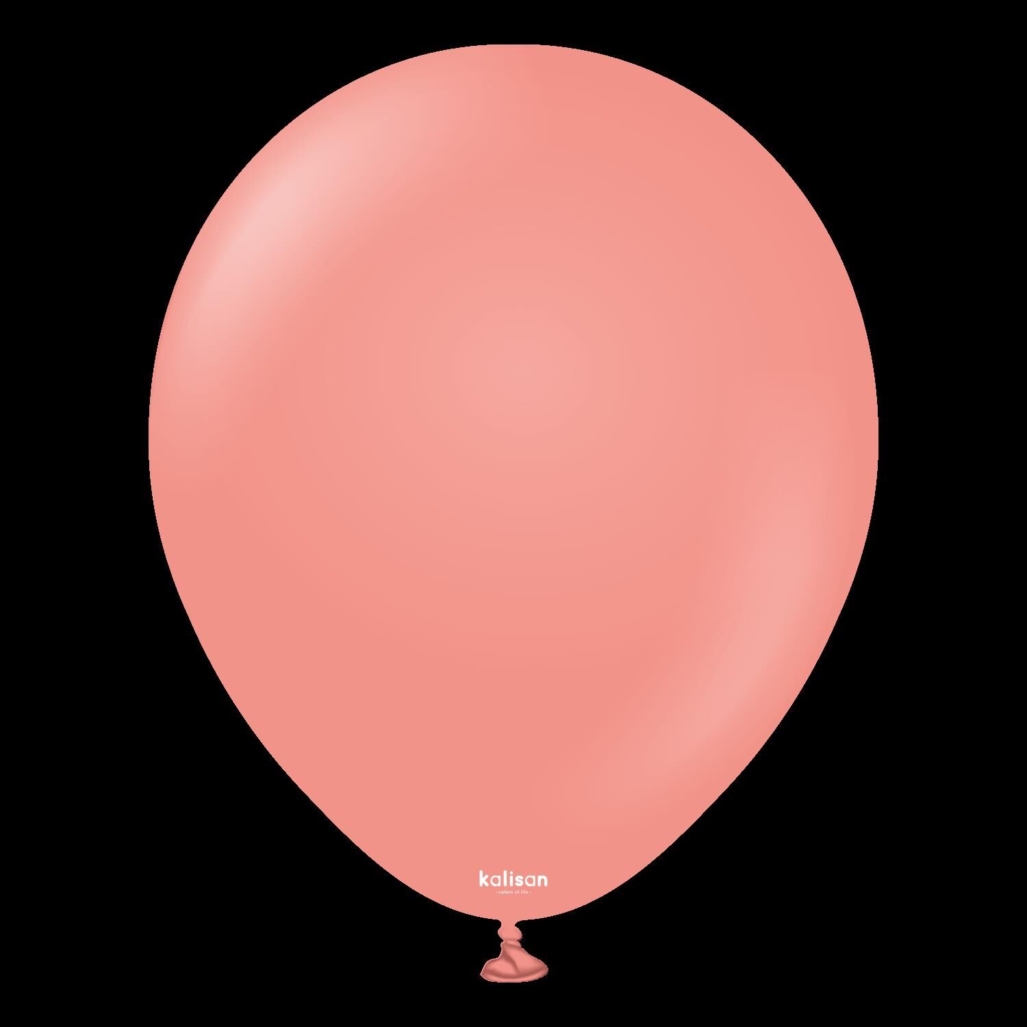 BALON 12'' DÜZ RENK CORAL(MERCAN) 100'LÜ KALİSAN