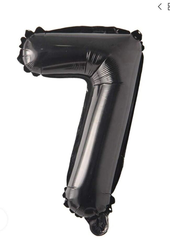 BALON FOLYO 40'' RAKAM SİYAH 7
