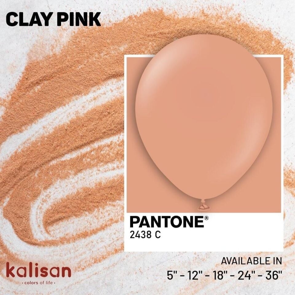 BALON 12'' DÜZRENKCLAYPİNK(KİLPEMBE)100LÜKALİSAN