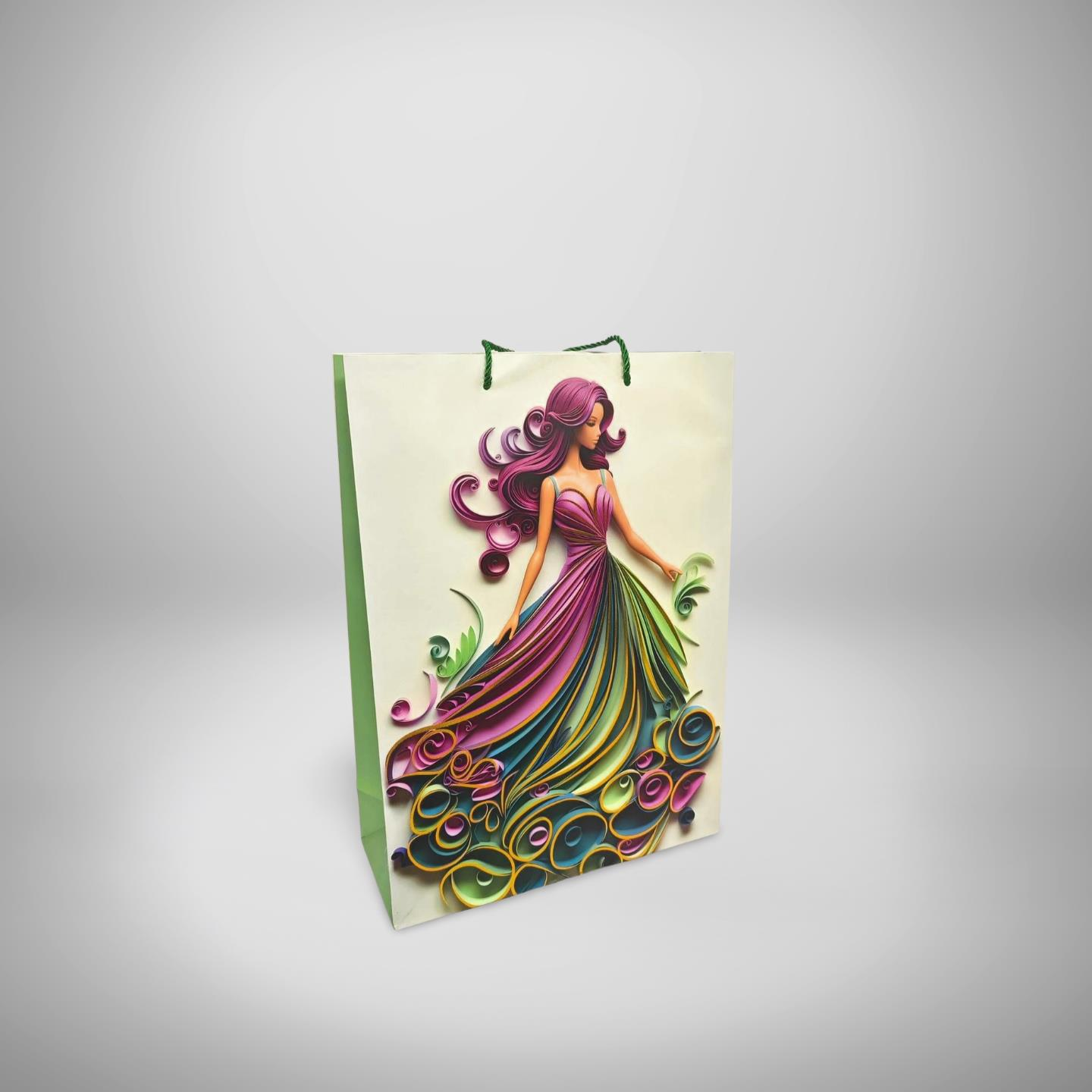 ÇANTA İTHAL İP SAPLI KADIN DESENLİ 31*42*12 12 Lİ