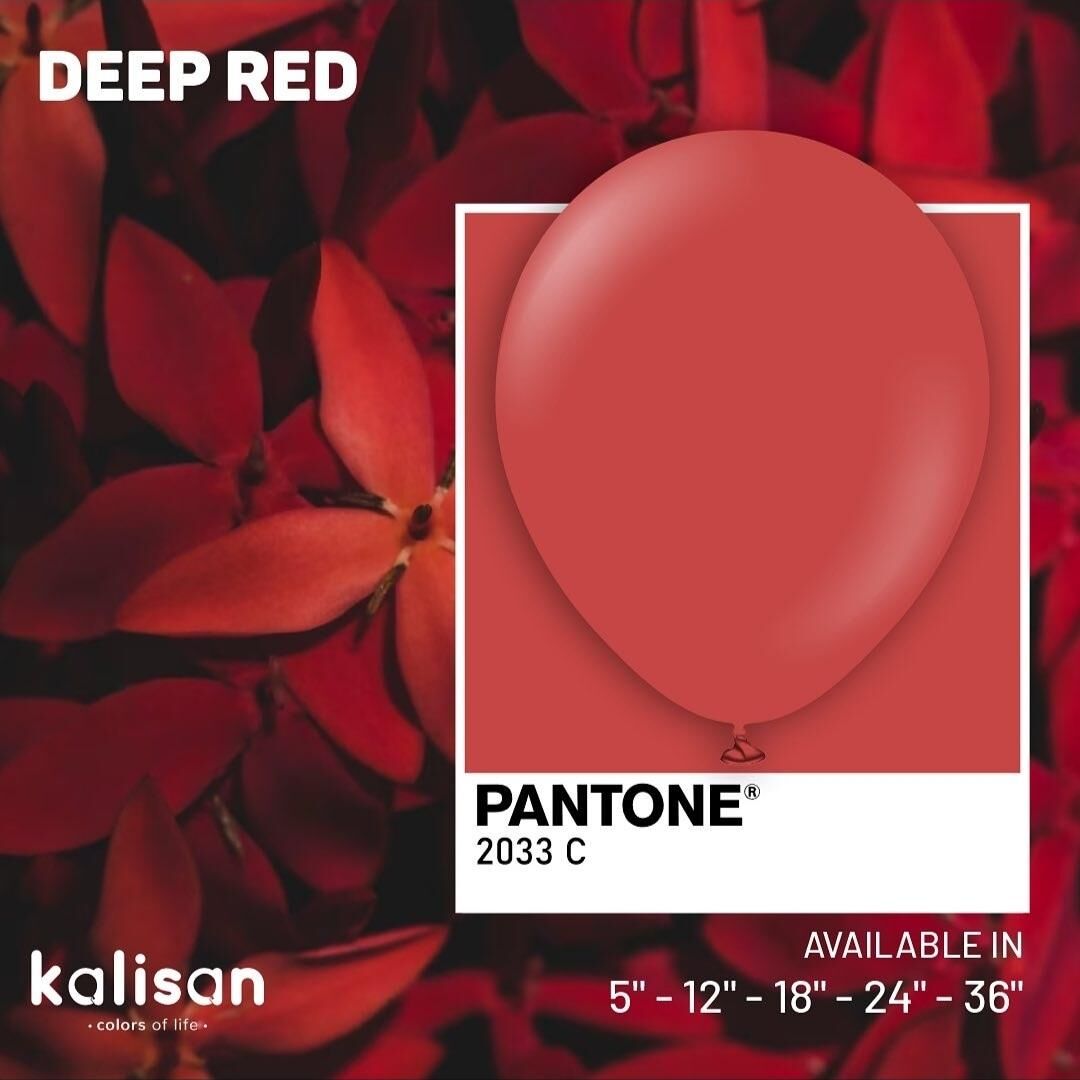 BALON 12'' DÜZRENK DEPRED(K.KIRMIZI)100'LÜ KALİSAN