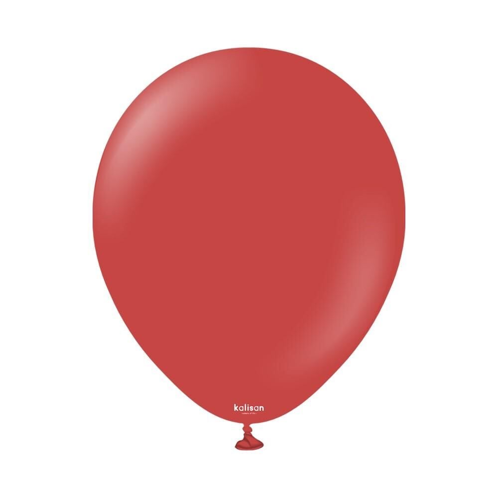 BALON 12'' DÜZRENK DEPRED(K.KIRMIZI)100'LÜ KALİSAN