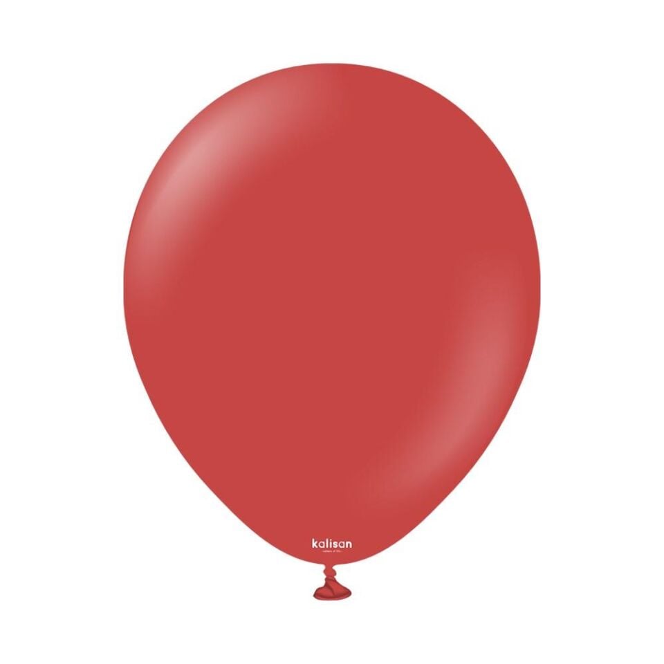 BALON 12'' DÜZRENK DEPRED(K.KIRMIZI)100'LÜ KALİSAN