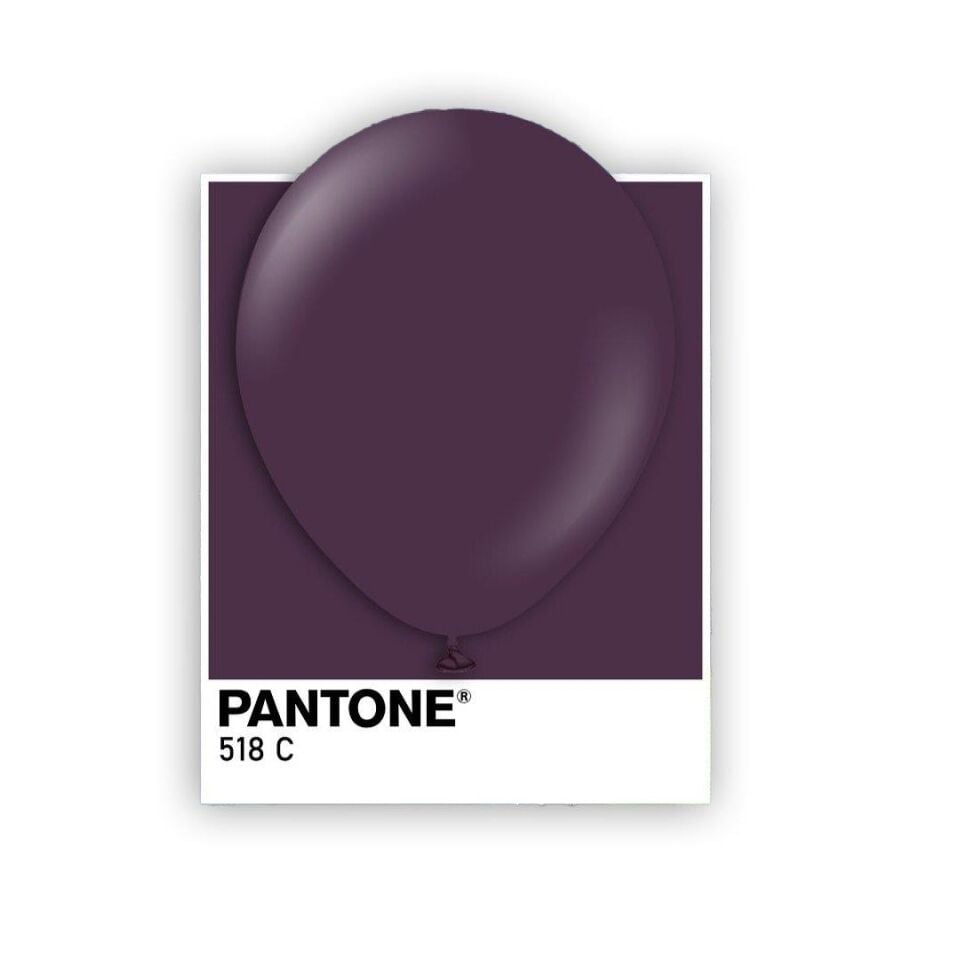 BALON 12'' DÜZ RENK PLUM(ERİK) 100'LÜ KALİSAN