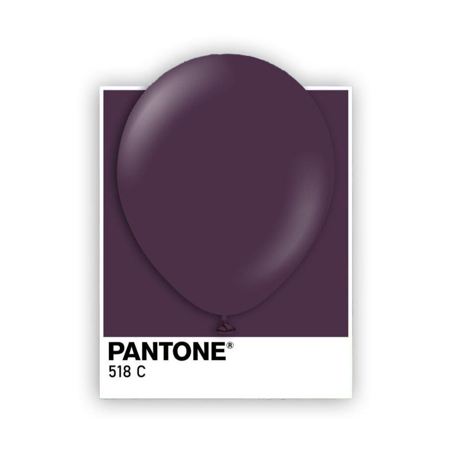 BALON 12'' DÜZ RENK PLUM(ERİK) 100'LÜ KALİSAN