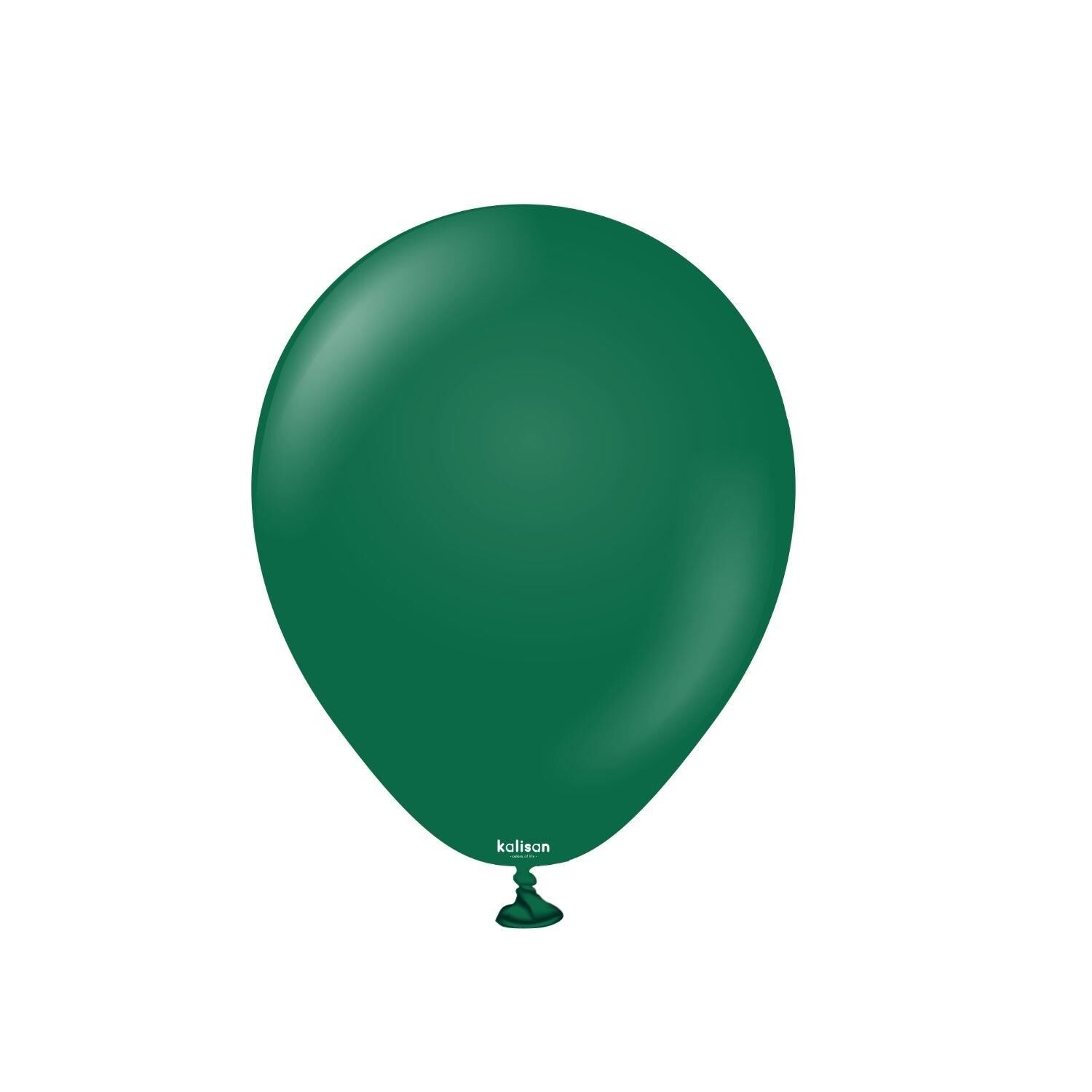BALON 5'' DARK GREEN (K.YEŞİL)100 LÜ KALİSAN