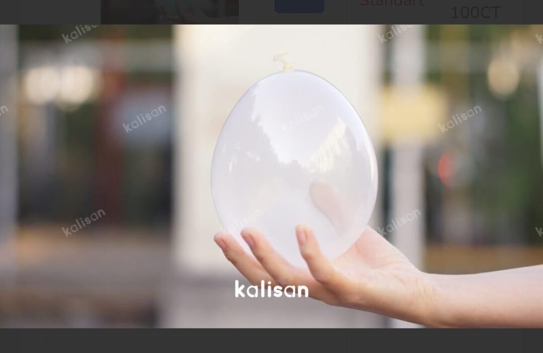 BALON 5'' TRANSPARENT (ŞEFFAF) 100 LÜ KALİSAN