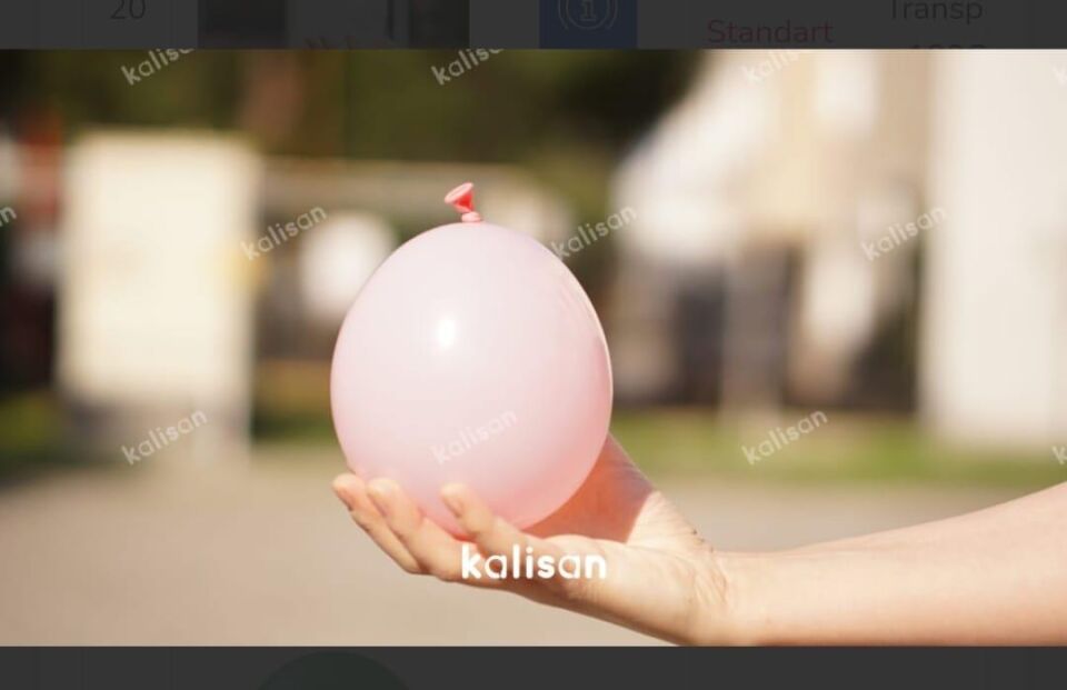 BALON 5'' BABY PİNK(BEBEK PEMBESİ 100 LÜ KALİSAN