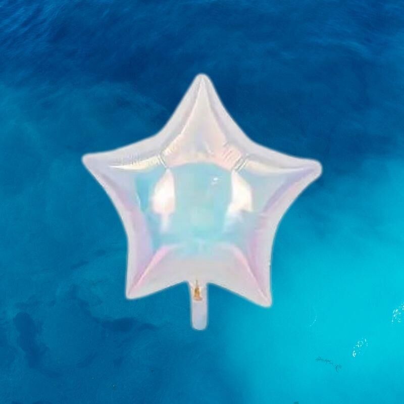 FOLYO BALON 18'' YILDIZ SEDEF ŞEFFAF 25Lİ PAKET