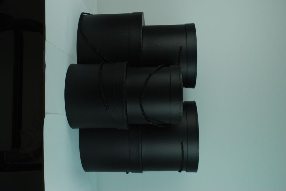 KUTU SİLİNDİR İPLİ 6 LI SET SİYAH