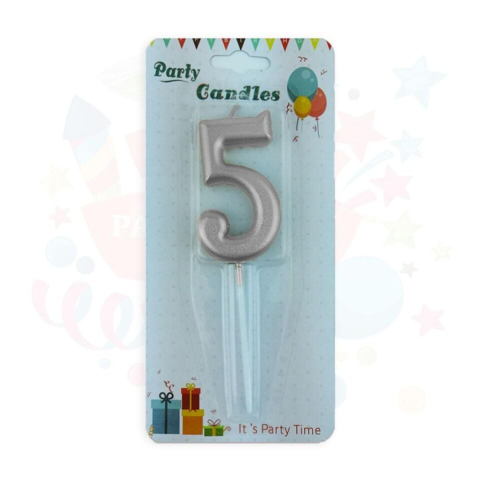 MUM RAKKAM ÇUBUKLU GÜMÜŞ SERİ 5