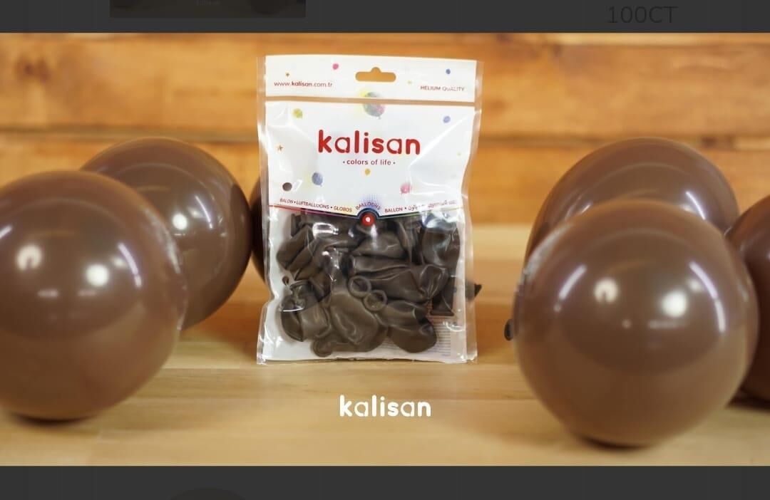 BALON 5'' CHOCOLATE BROWN 100 LÜ KALİSAN
