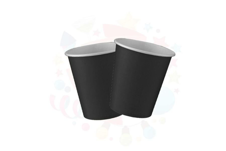 BARDAK KARTON SİYAH 8 Lİ