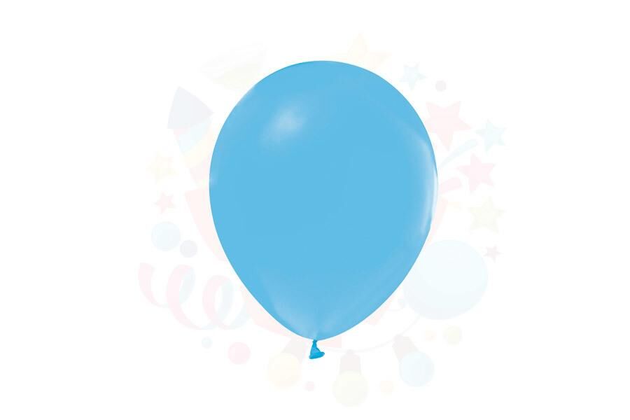 BALON DÜZ RENK AÇIK MAVİ 100'LÜ