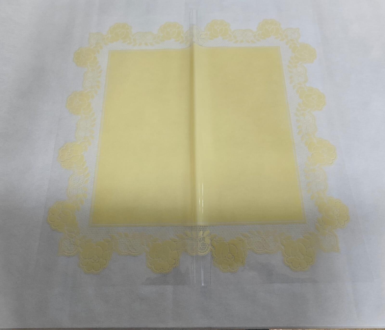 BUKETLİK PP ŞEFFAF DANTEL ÇİÇEKLİ 60*60