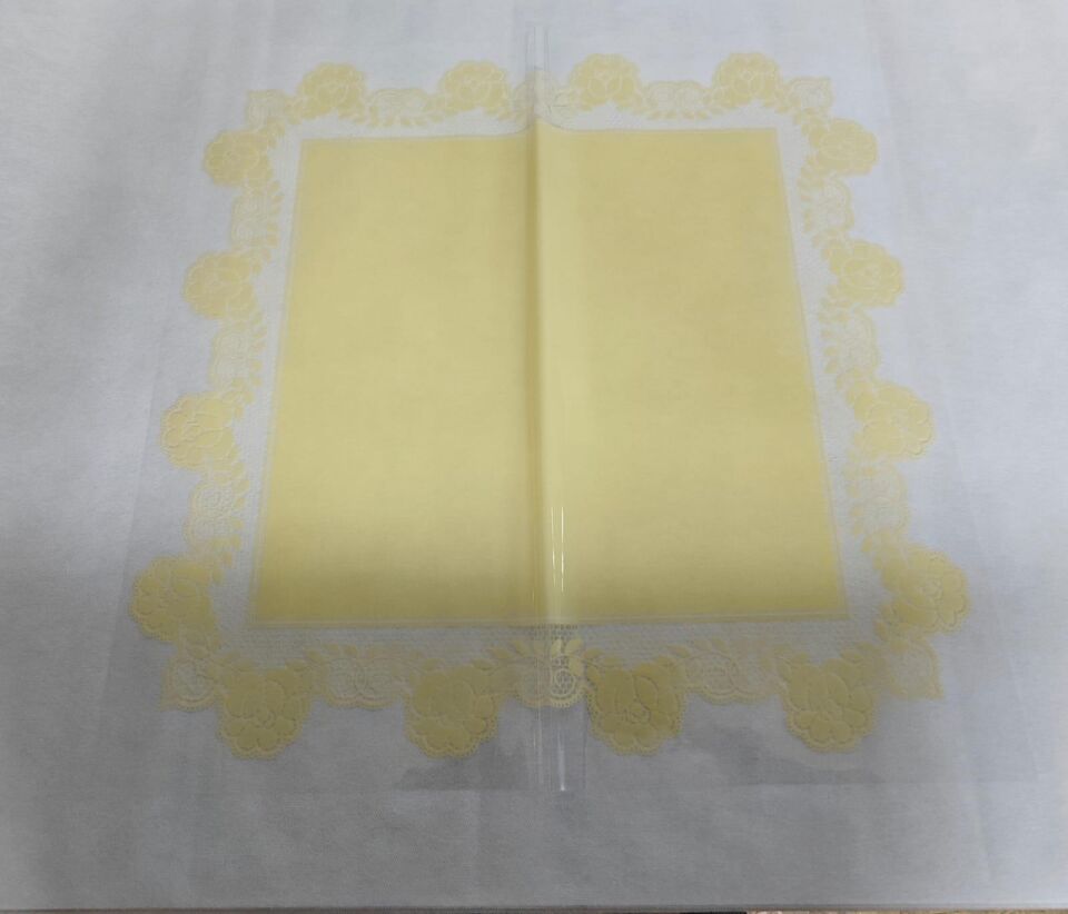 BUKETLİK PP ŞEFFAF DANTEL ÇİÇEKLİ 60*60