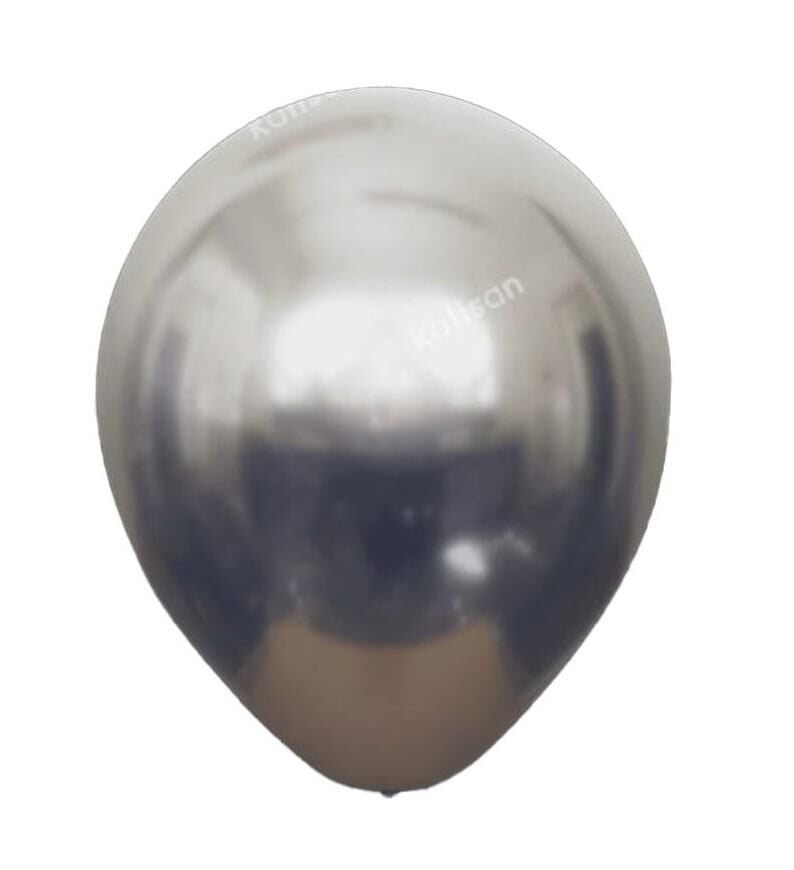 BALON 12'' KROM(MİRROR) SİLVER 50 Lİ KALİSAN